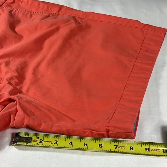 Tommy Hilfiger mens salmon pink basic flat front 8" chino shorts - size 42 - Picture 10 of 11